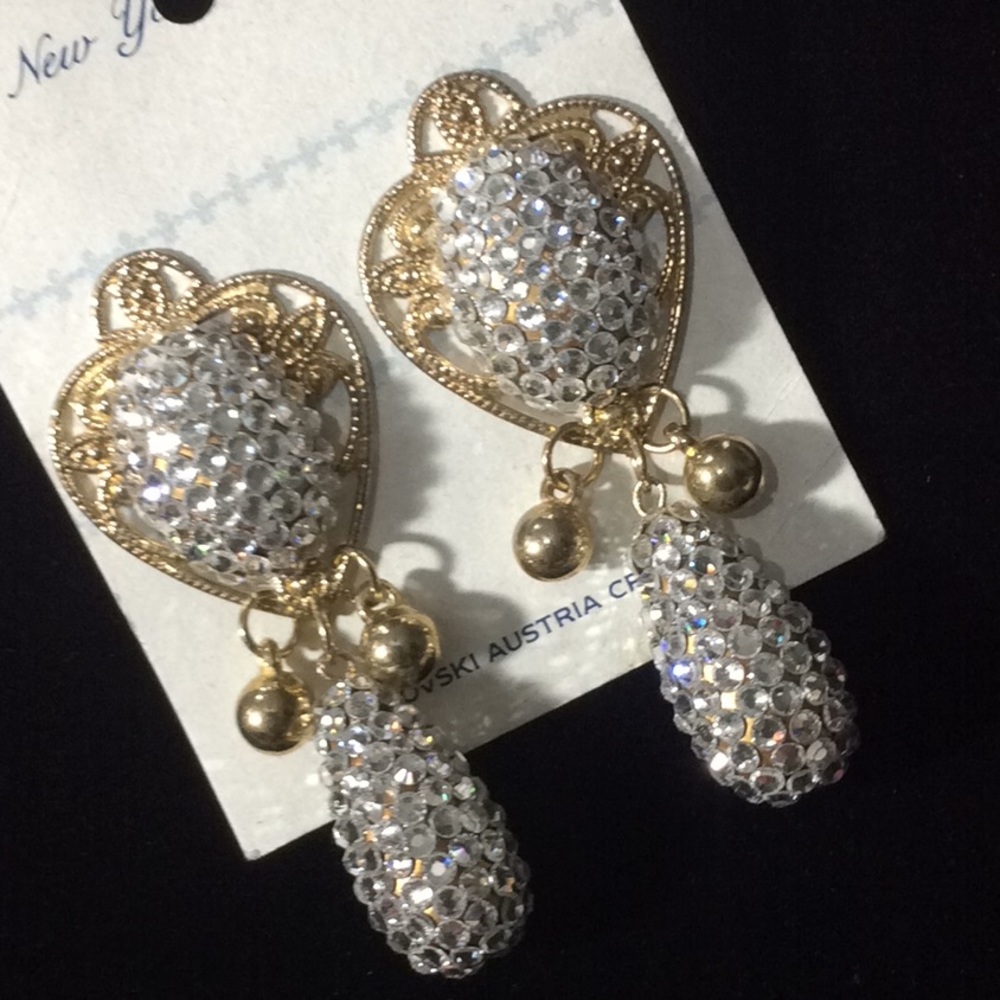 NEW YORK ~ PARIS  EARRINGS - Picture 2 of 3